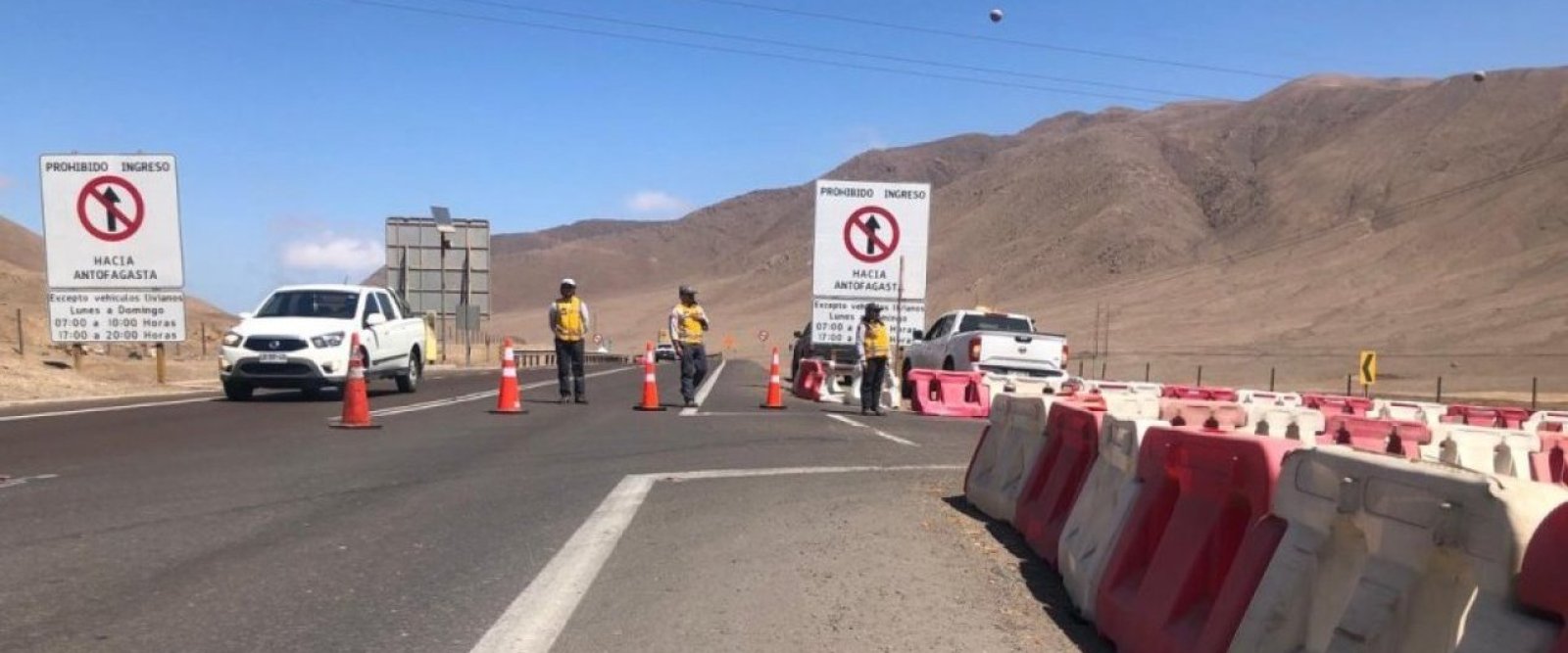 Antofagasta: Anuncian control vehicular 24/7 para evitar ingreso de camiones por Ruta 26