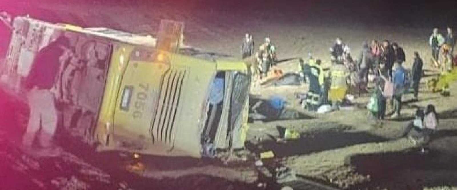 Desde Lima a Buenos Aires: Bus vuelca en Taltal y deja al menos cuatro muertos y más de 20 heridos
