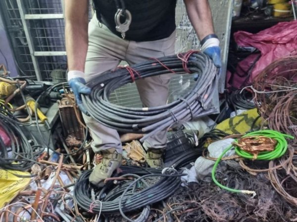 Cae en Antofagasta sujeto con tonelada de cobre robado