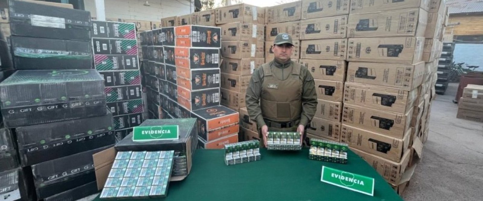 Hasta 12 años de cárcel y multa de $5.875 millones por contrabando de cigarrillos en Antofagasta