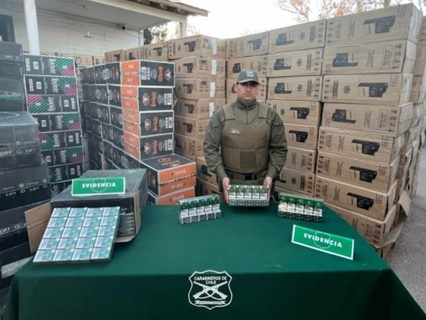 Hasta 12 años de cárcel y multa de $5.875 millones por contrabando de cigarrillos en Antofagasta