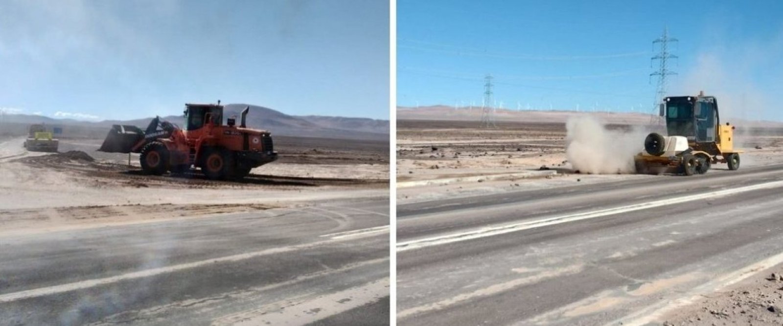 Cuesta Paposo: Ruta habilitada con precaución por material en la calzada prodcuto de las lluvias