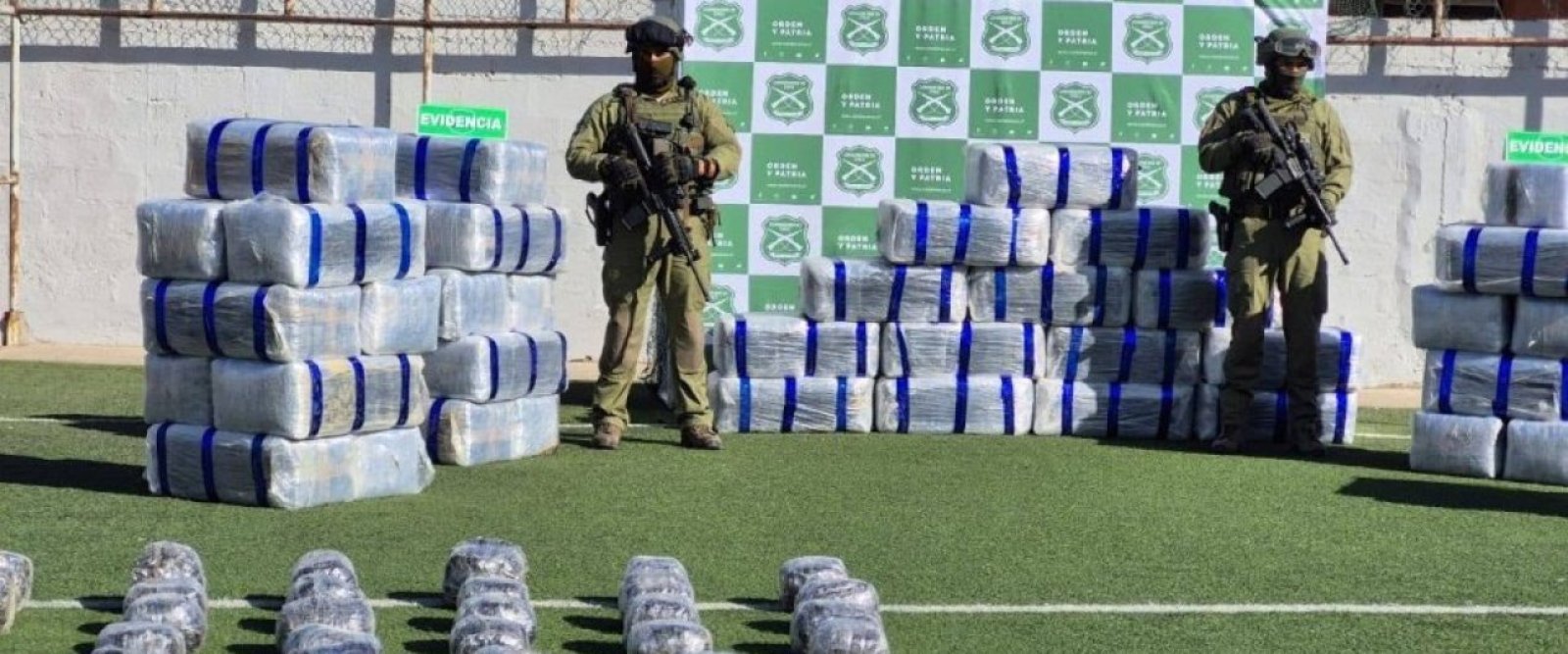 Nuevo golpe al narcotráfico: Incautan más de 1,6 toneladas de marihuana en la Región de Antofagasta