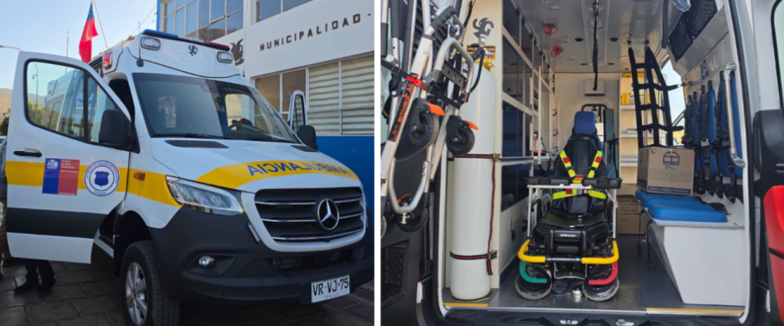 Municipio de Taltal recibe nueva ambulancia para fortalecer la atención de salud en Paposo