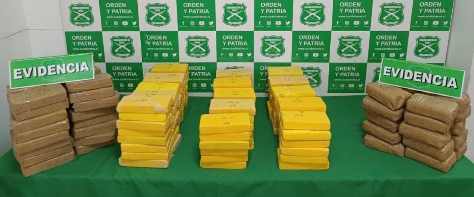 Golpe al narcotráfico: Incautan 231 kilos de cocaína y pasta base cerca de Taltal