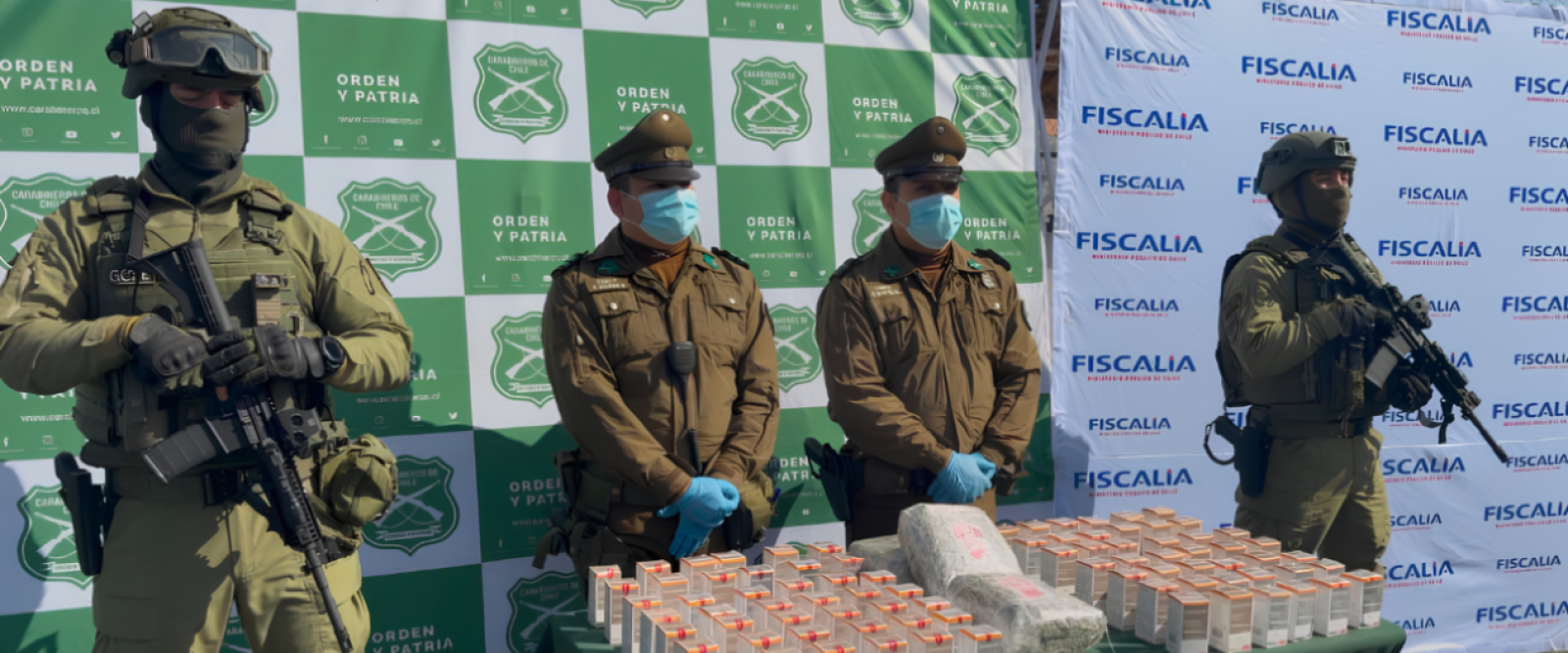 Diez detenidos y 2,7 toneladas de droga incautadas en operativo contra el narcotráfico en Antofagasta