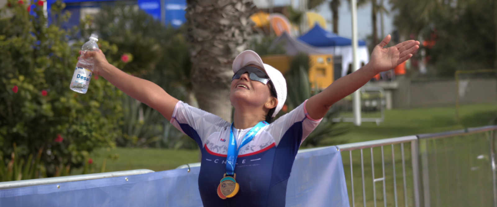 Taltalina Anita Velásquez regresó al triatlón tras seis años y destacó en el Americas Triathlon & Para Championships