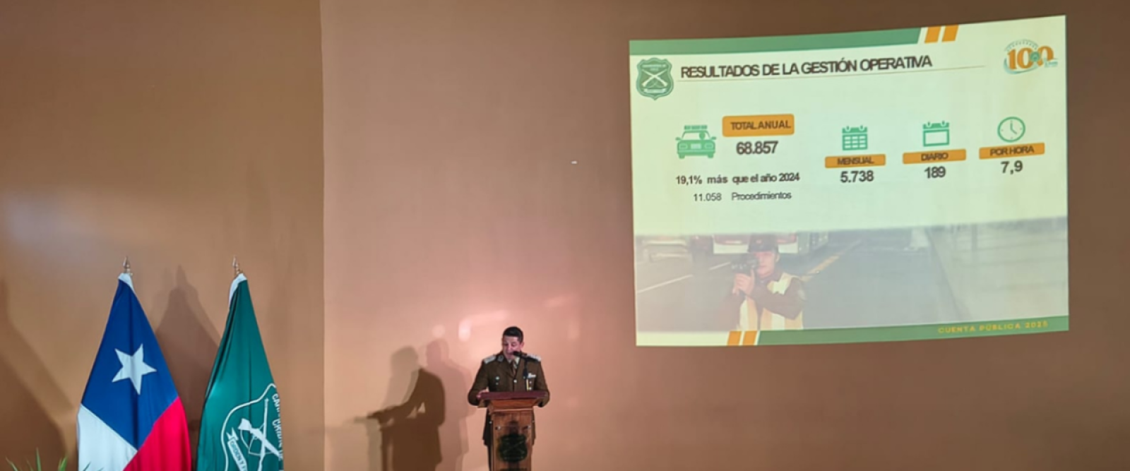 Cuenta Pública: Carabineros de Calama realizó casi 69 mil procedimientos durante 2025