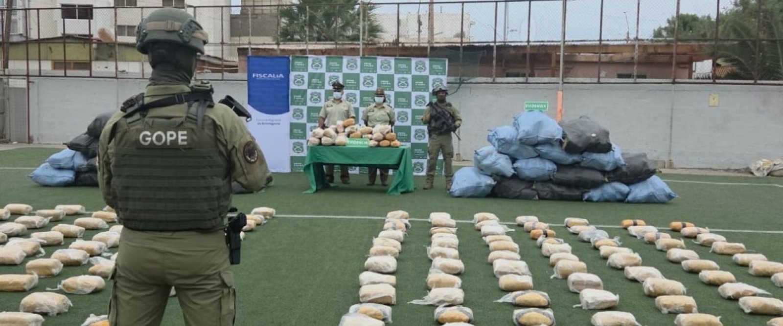 Carabineros incauta más de 1,4 toneladas de marihuana durante Fiestas Patrias en Antofagasta