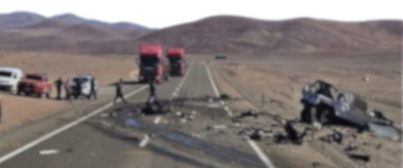 Choque frontal en Ruta B-710 deja 5 personas fallecidas en Taltal