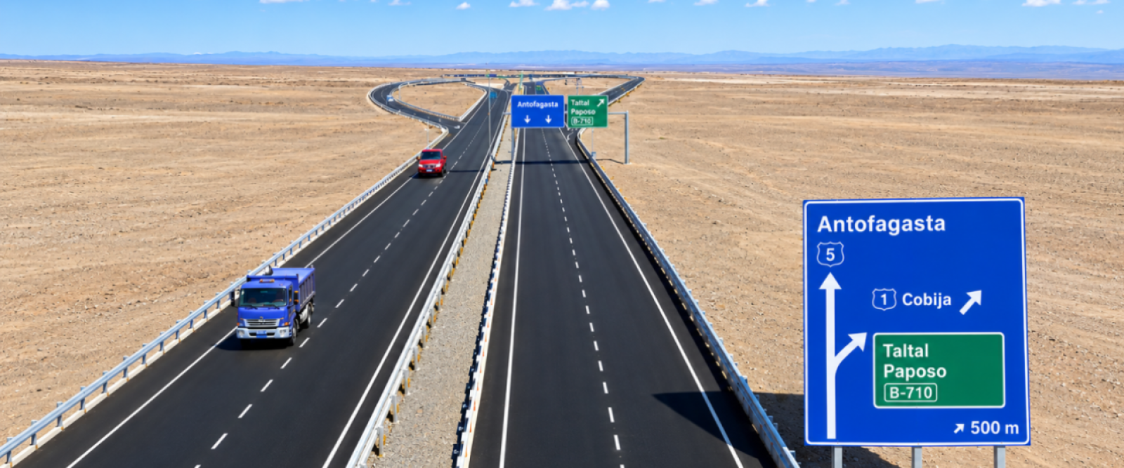 MOP posterga nuevamente la licitación de la doble vía Antofagasta - Caldera