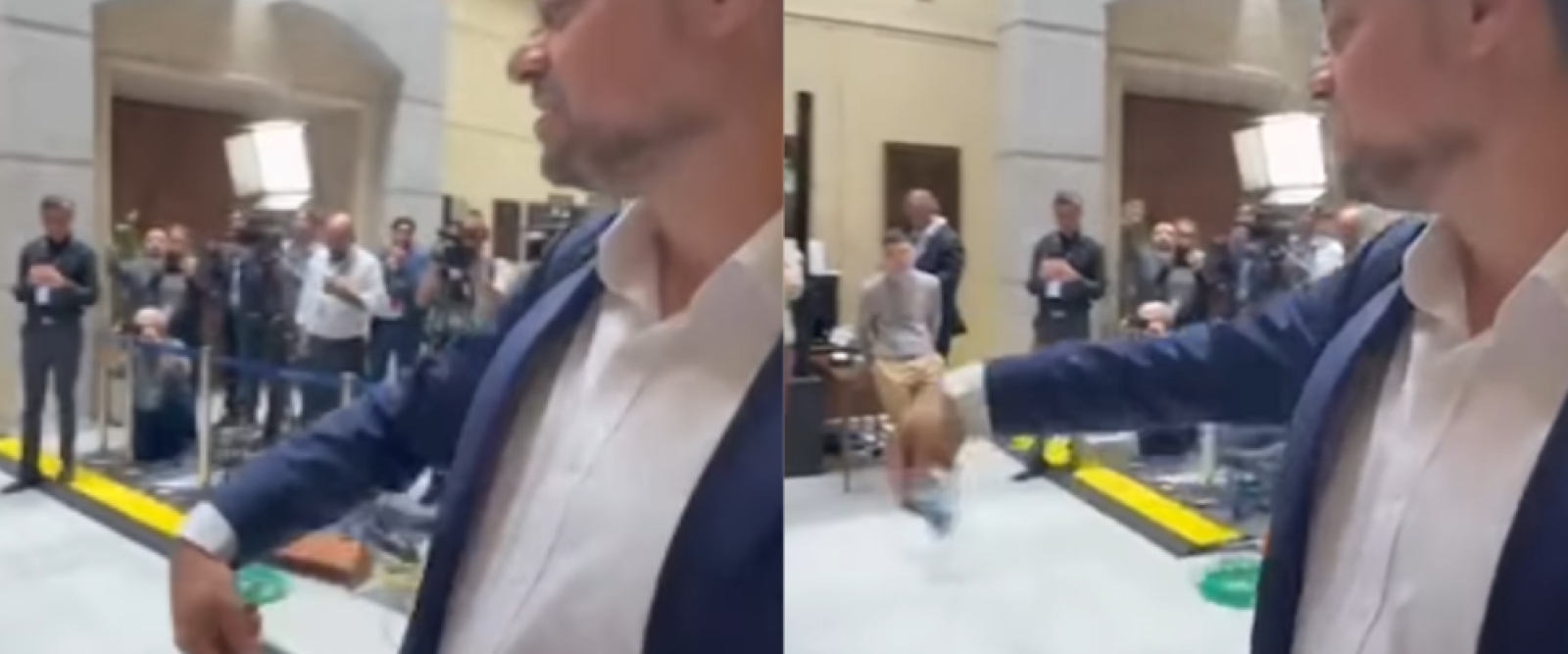 Manouchehri lanza billete de $10 mil a Araya en medio de tenso punto de prensa