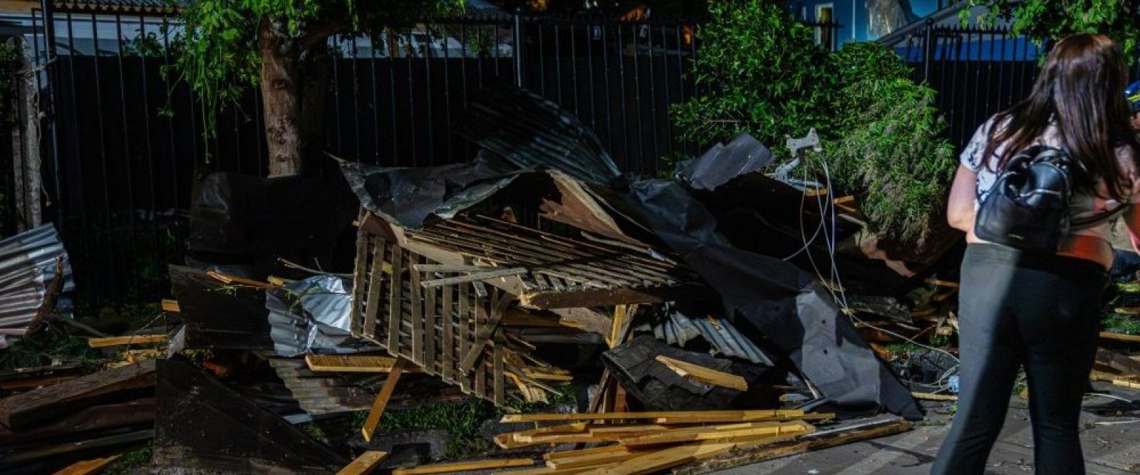 Tornado en Requínoa deja 70 viviendas afectadas